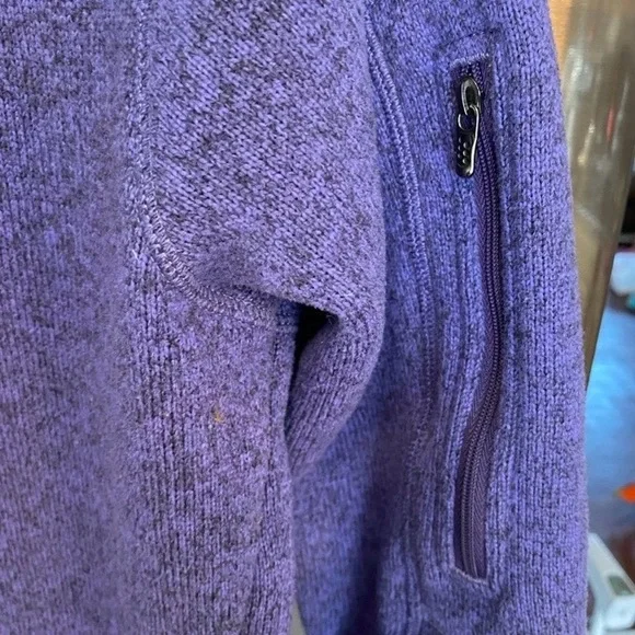 Purple Patagonia 1/4 zip Better Sweater size small. - Picture 6 of 6
